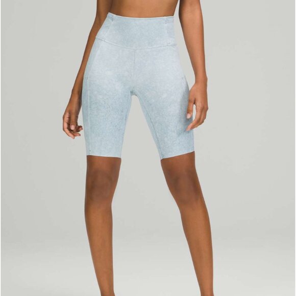 Lululemon Fast and Free Short 10" City Grit White Blue Fog - Picture 3 of 9